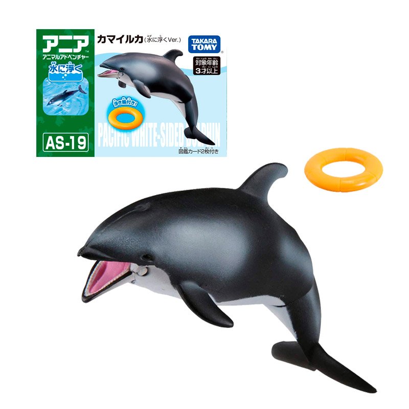DELFIN DE FLANCOS BLANCOS (FLOATING VER.) ANIA AS-19 | TAKARA TOMY - IRION Juguetería - DELFIN DE FLANCOS BLANCOS (FLOATING VER.) ANIA AS-19 | TAKARA TOMY - IRION Juguetería -